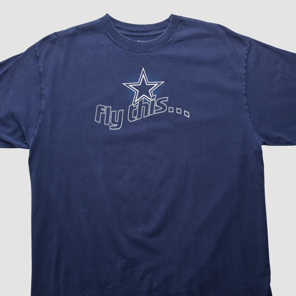 Dallas Cowboys Reebok 2000s T-shirt Navy Vintage - Fanatics