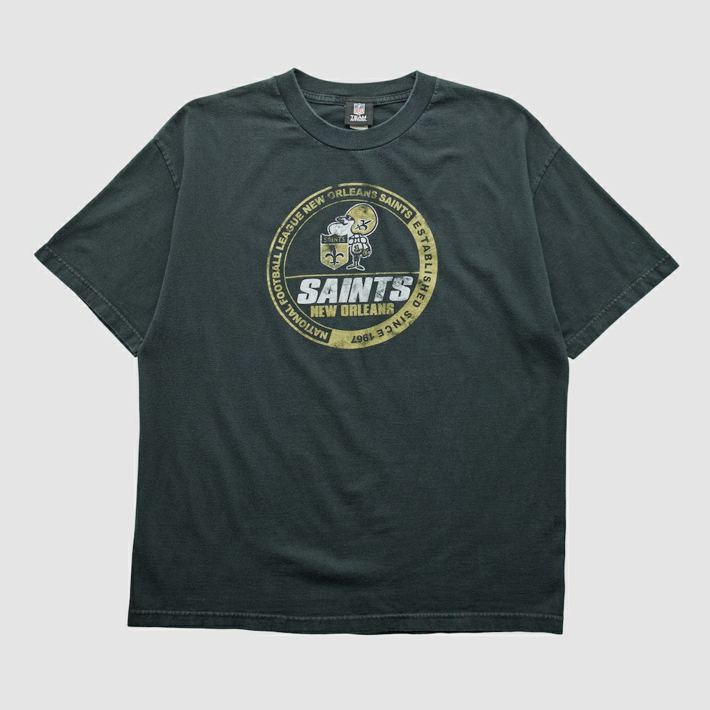 New Orleans Saints NFL 2010s T-shirt Black Vintage - Fanatics