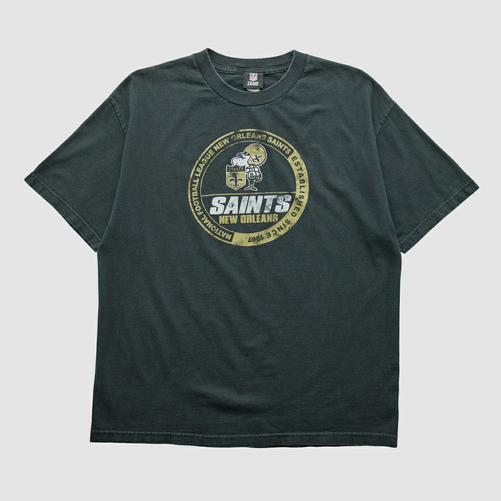New Orleans Saints NFL 2010s T-shirt Black Vintage - Fanatics