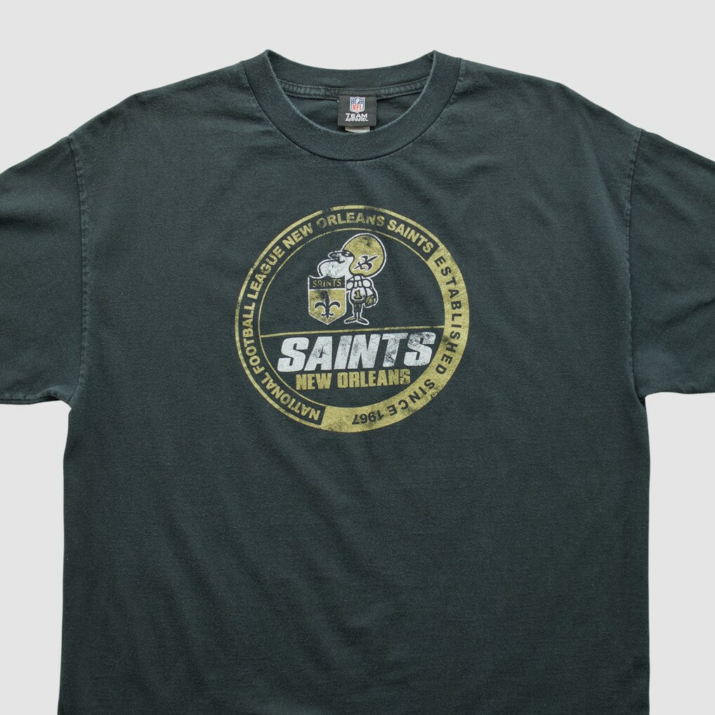 New Orleans Saints NFL 2010s T-shirt Black Vintage - Fanatics