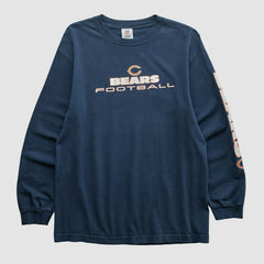 Chicago Bears NFL 2010s Long Sleeve T-shirt Navy Vintage - Fanatics