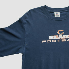 Chicago Bears NFL 2010s Long Sleeve T-shirt Navy Vintage - Fanatics