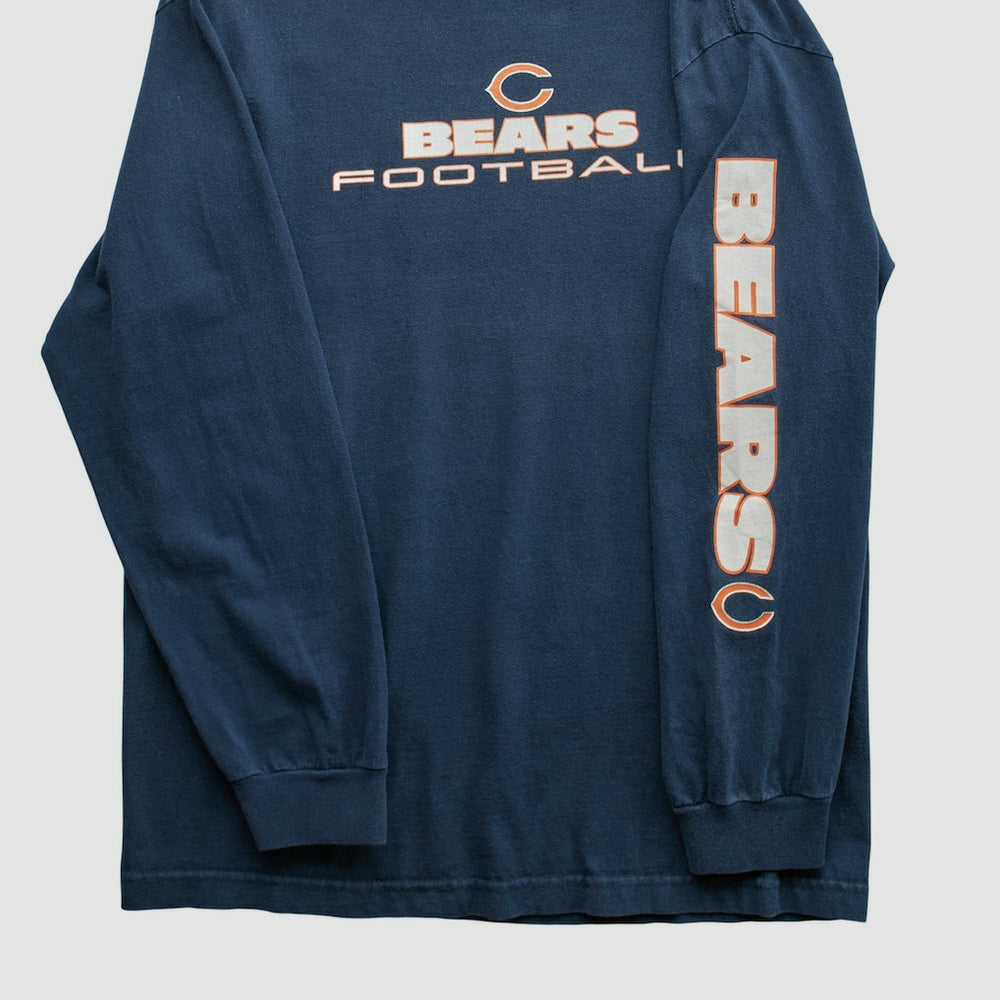 Chicago Bears NFL 2010s Long Sleeve T-shirt Navy Vintage - Fanatics
