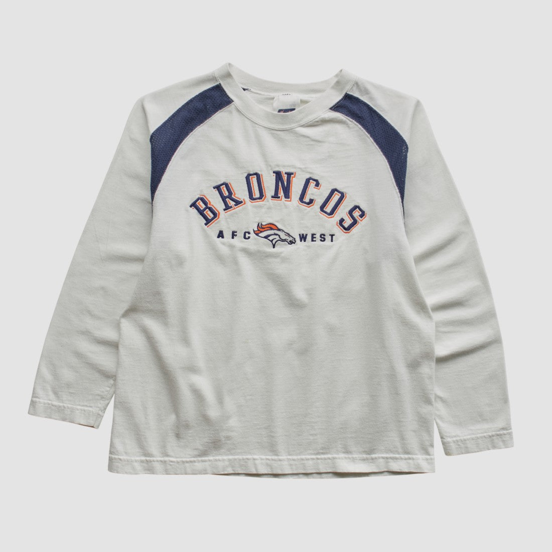 Denver Broncos CSA 90s Long Sleeve T-shirt White Vintage - Fanatics