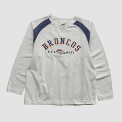 Denver Broncos CSA 90s Long Sleeve T-shirt White Vintage - Fanatics