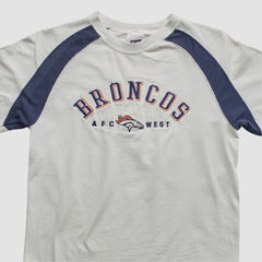 Denver Broncos CSA 90s Long Sleeve T-shirt White Vintage - Fanatics