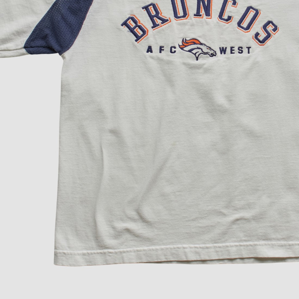 Denver Broncos CSA 90s Long Sleeve T-shirt White Vintage - Fanatics