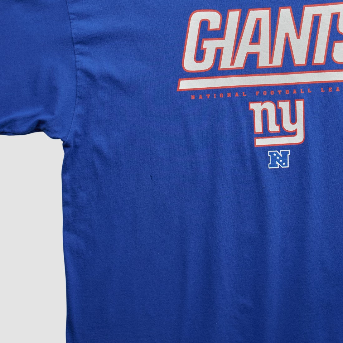 New York Giants NFL 2010s Long Sleeve T-shirt Blue Vintage - Fanatics