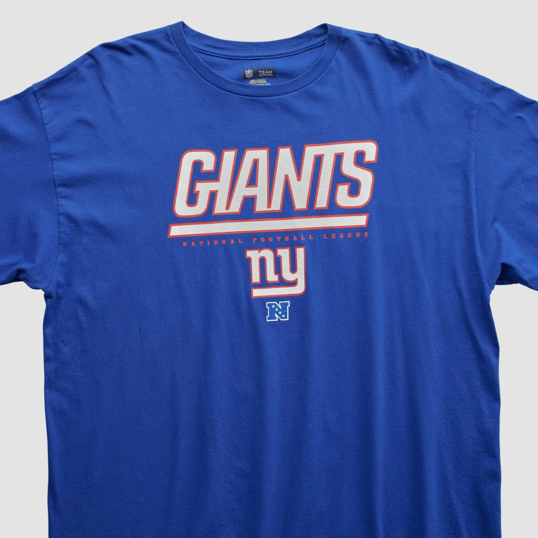 New York Giants NFL 2010s Long Sleeve T-shirt Blue Vintage - Fanatics