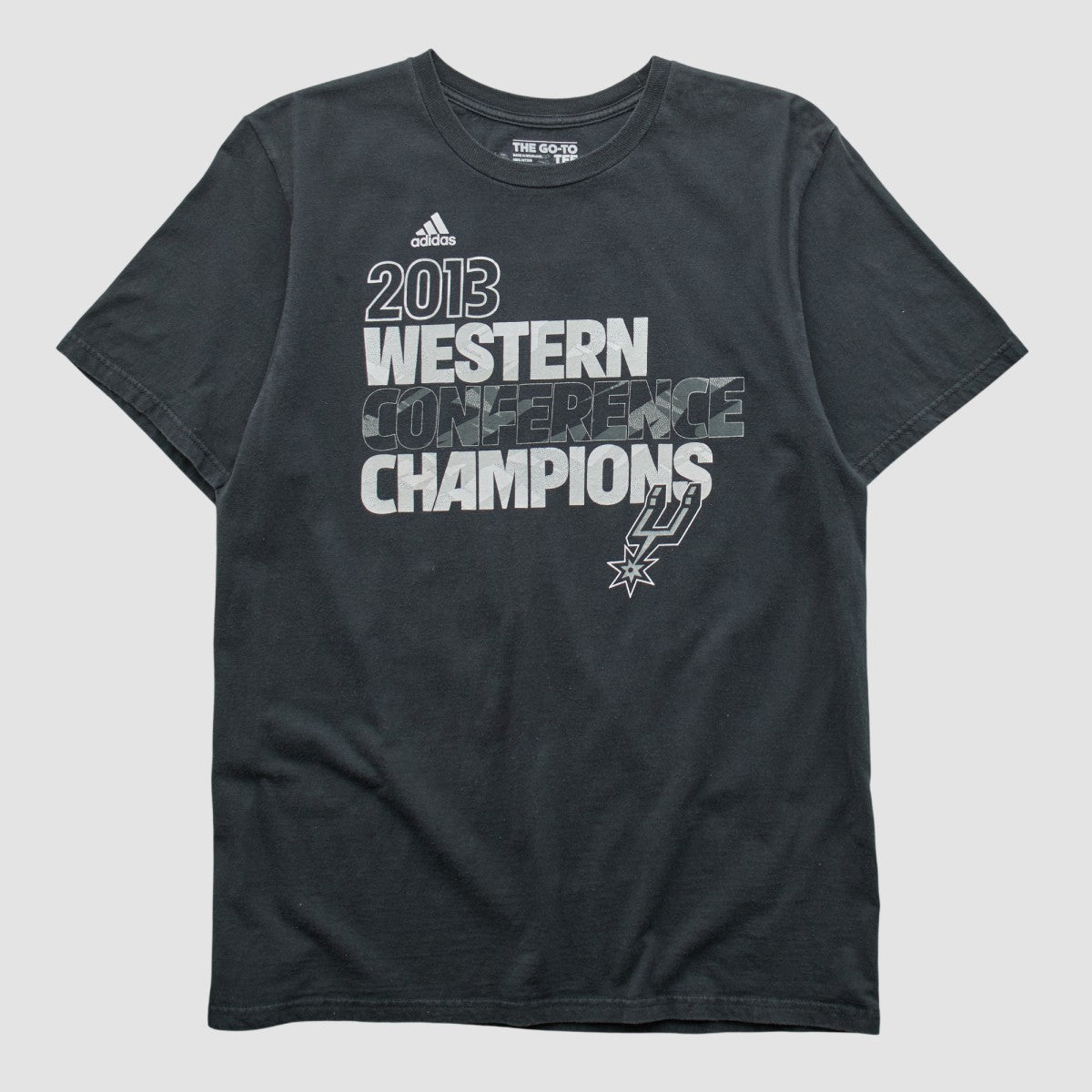 Adidas - San Antonio Spurs 2013 T-shirt - Black Vintage