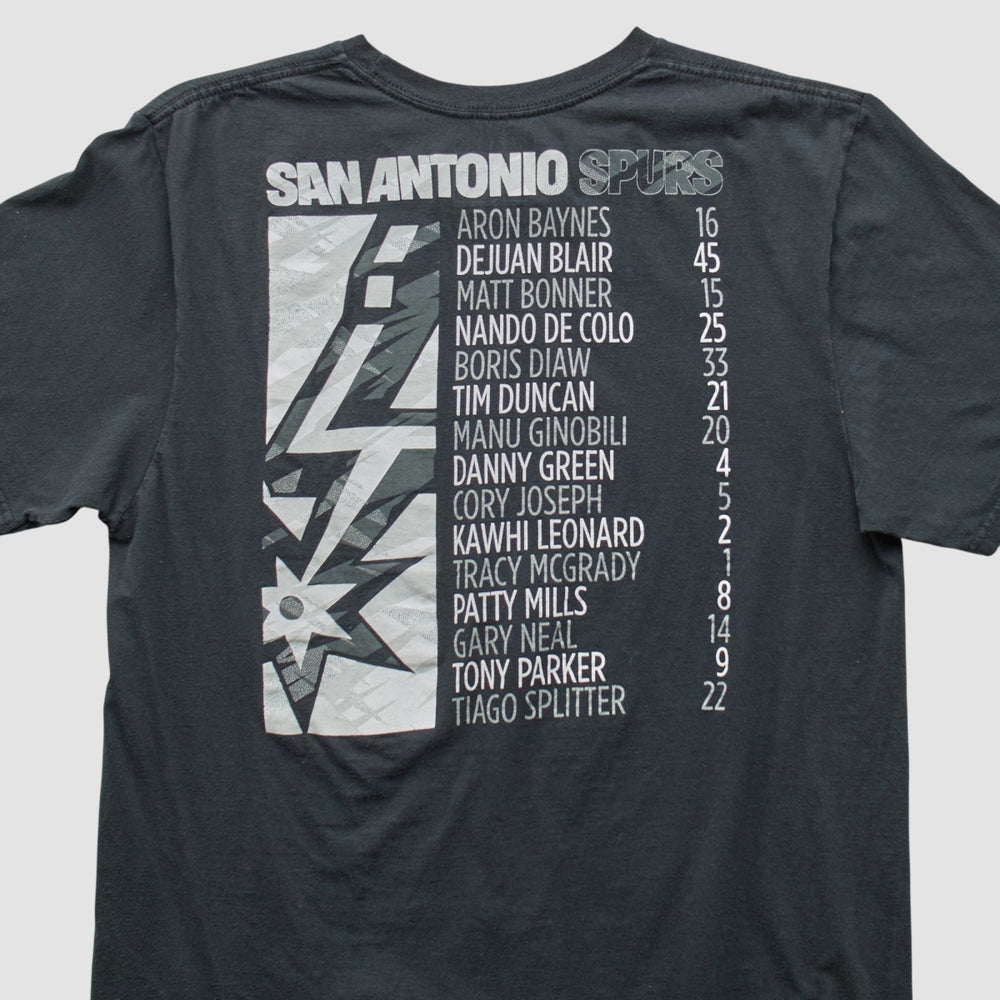 Adidas - San Antonio Spurs 2013 T-shirt - Black Vintage