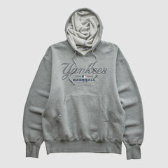 New York Yankees Majestic 2000s Hooded Pullover Sweatshirt discount