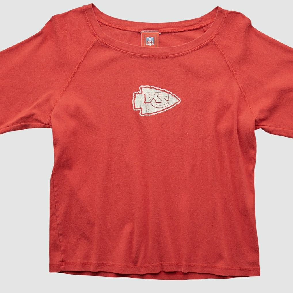Kansas City Chiefs NFL 2000s Long Sleeve T-shirt Red Vintage - Fanatics