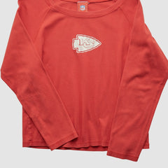 Kansas City Chiefs NFL 2000s Long Sleeve T-shirt Red Vintage - Fanatics
