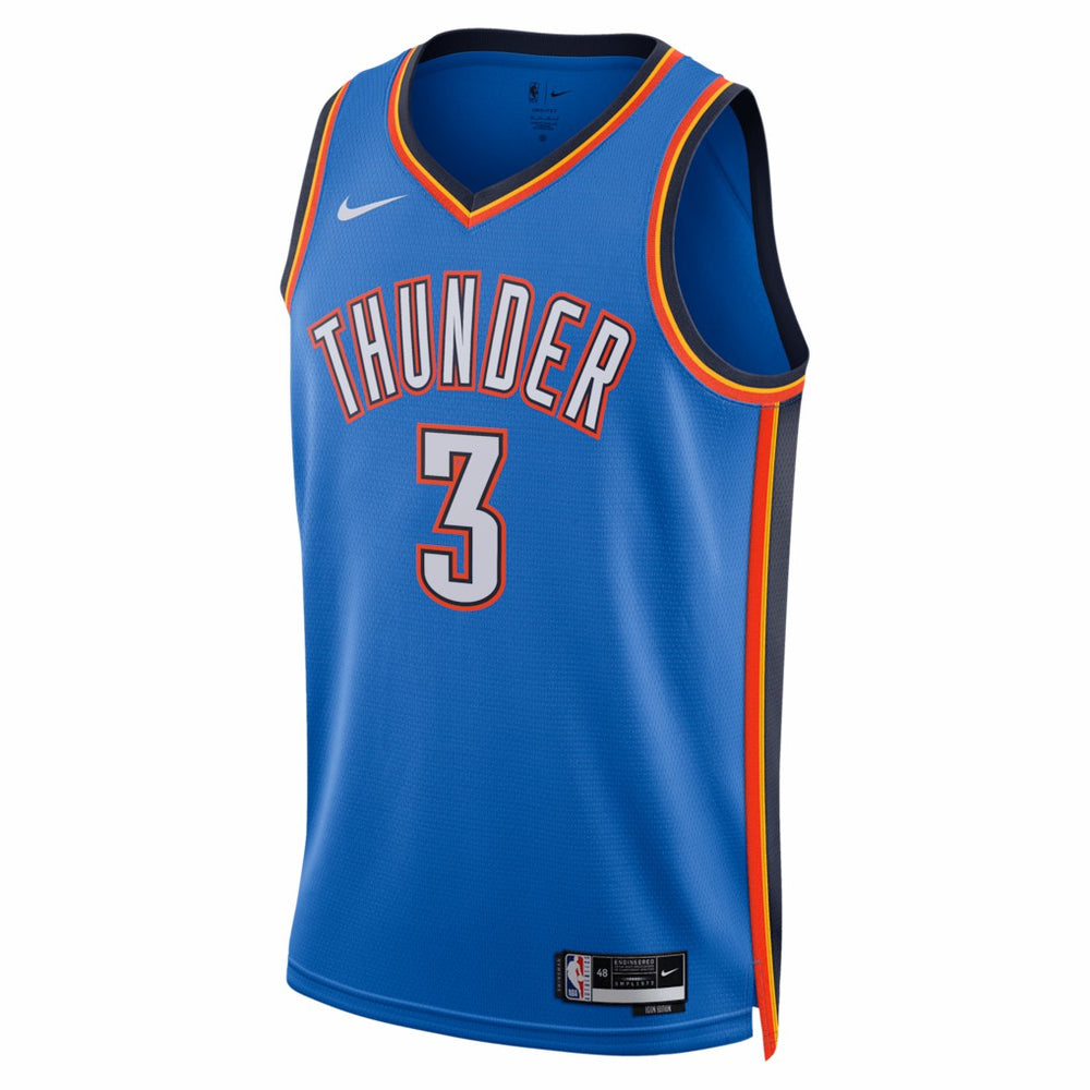 Nike - Jared McCain Oklahoma City Thunder Unisex Swingman Jersey - Icon Edition - Blue