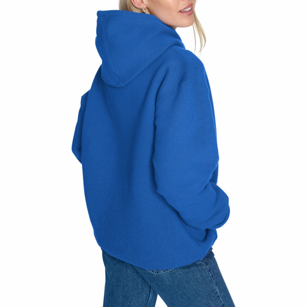 Chicago Cubs Starter Women's Lace Team Lockup Fleece Hoodie Sale