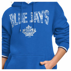 Toronto Blue Jays Starter Women's Lace Team Lockup Fleece Hoodie Near Me