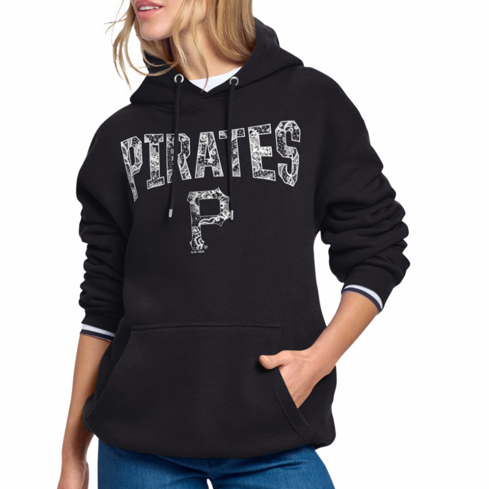 Pittsburgh Pirates Starter Women's Lace Team Lockup Fleece Hoodie for sale