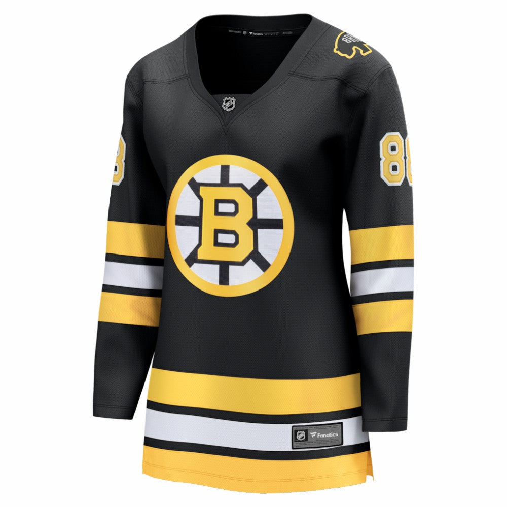 David Pastrnak Boston Bruins Fanatics Women's Home Breakaway Jersey - Black | NHL Jerseys