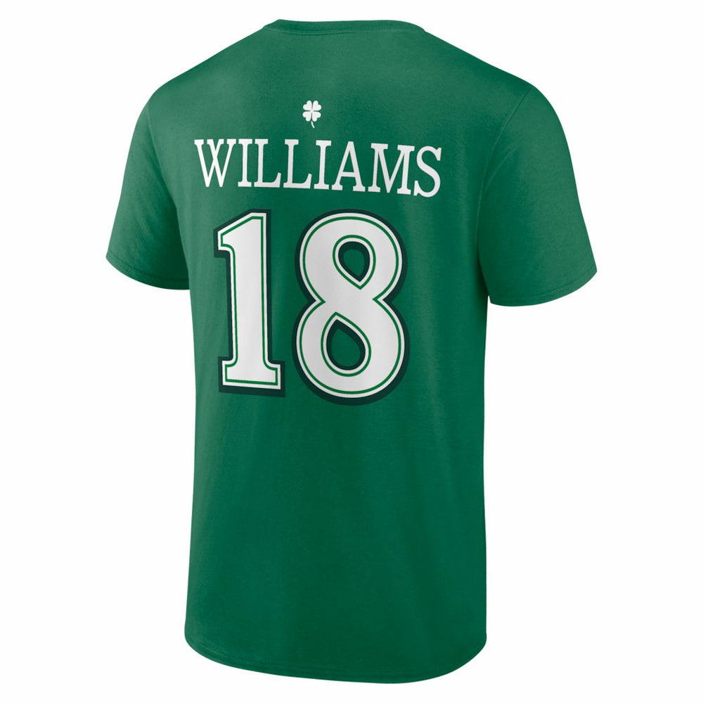 Caleb Williams Chicago Bears St. Patrick's Day Icon Name & Number T-Shirt Green - NFL