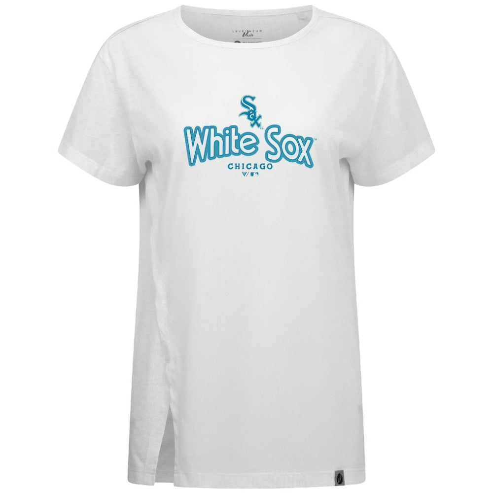 Chicago White Sox Levelwear Women's Blue Haven Influx Cornerstone T-Shirt Clearance