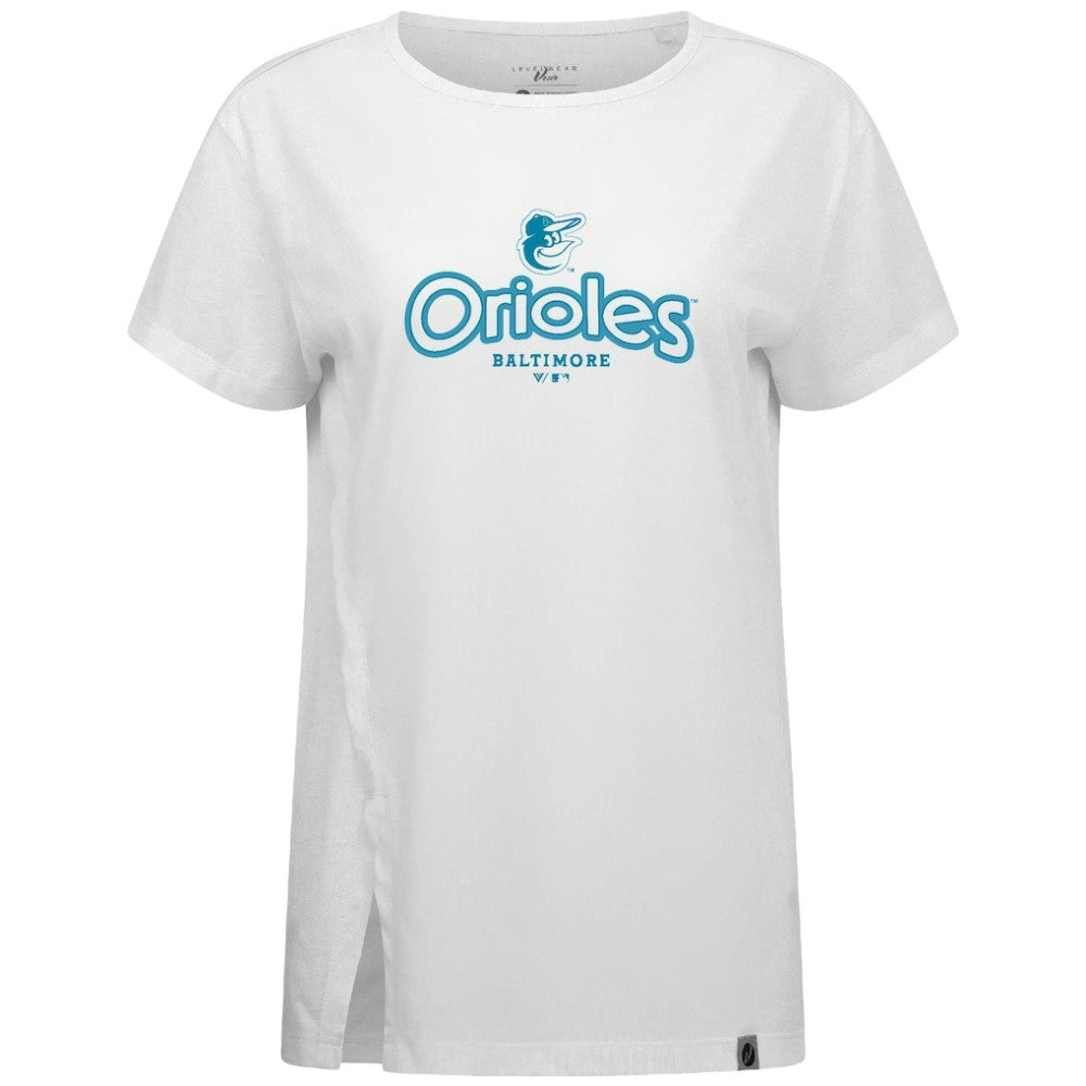 Baltimore Orioles Levelwear Women's Blue Haven Influx Cornerstone T-Shirt Near Me
