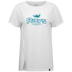 Tampa Bay Rays Levelwear Women's Blue Haven Influx Cornerstone T-Shirt Lifestyle