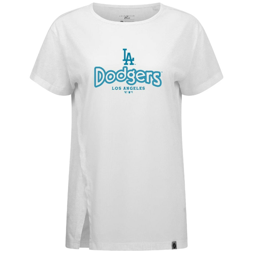 Los Angeles Dodgers Levelwear Women's Blue Haven Influx Cornerstone T-Shirt Near Me