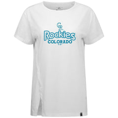 Colorado Rockies Levelwear Women's Blue Haven Influx Cornerstone T-Shirt Sale