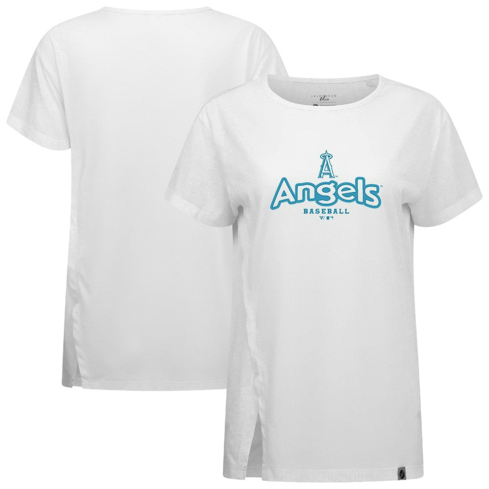 Los Angeles Angels Levelwear Women's Blue Haven Influx Cornerstone T-Shirt Online