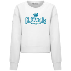 Washington Nationals Levelwear Women's Judd Cornerstone Cropped Sweatshirt Online