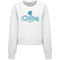 Chicago Cubs Levelwear Women's Judd Cornerstone Cropped Sweatshirt Online