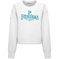 Pittsburgh Pirates Levelwear Women's Judd Cornerstone Cropped Sweatshirt Clearance