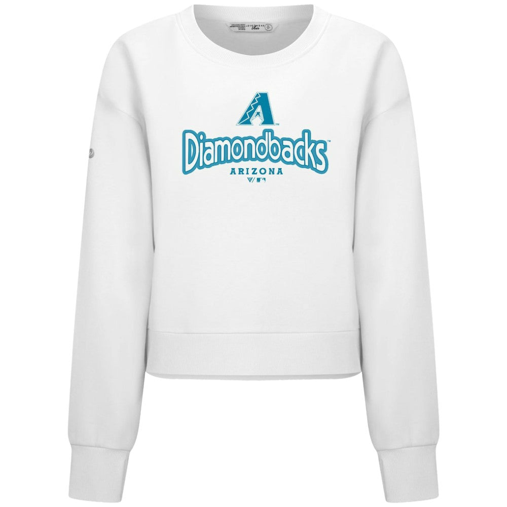 Arizona Diamondbacks Levelwear Women's Judd Cornerstone Cropped Sweatshirt On Sale