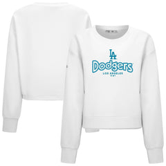 Los Angeles Dodgers Levelwear Women's Judd Cornerstone Cropped Sweatshirt for sale