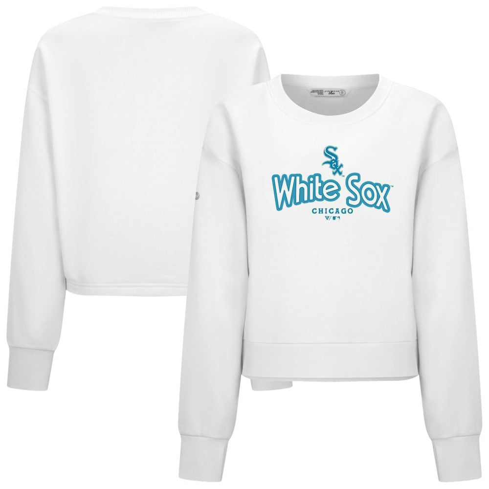Chicago White Sox Levelwear Women's Judd Cornerstone Cropped Sweatshirt discount