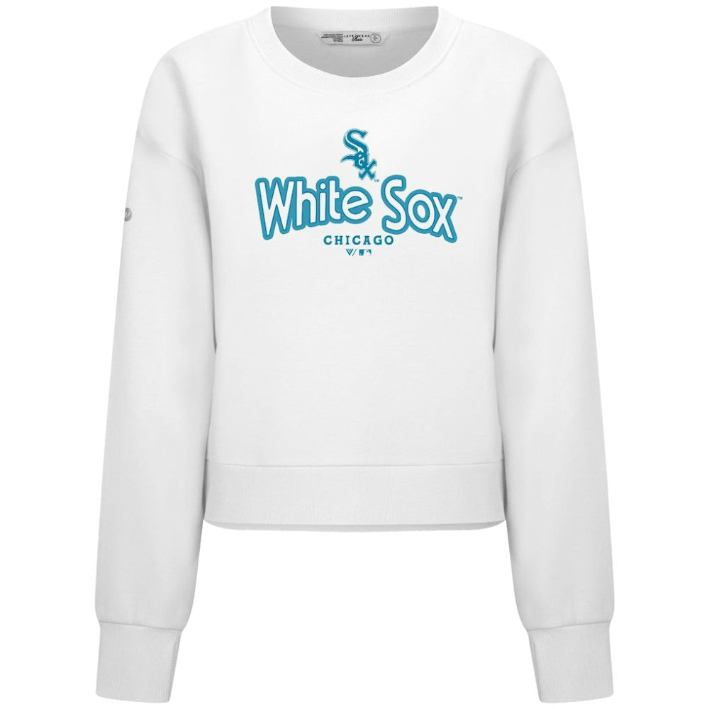 Chicago White Sox Levelwear Women's Judd Cornerstone Cropped Sweatshirt discount