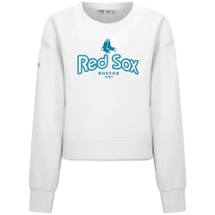 Boston Red Sox Levelwear Women's Judd Cornerstone Cropped Sweatshirt Lifestyle