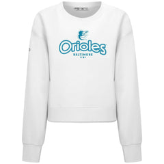 Baltimore Orioles Levelwear Women's Judd Cornerstone Cropped Sweatshirt Clearance