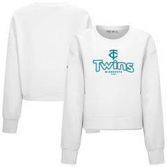Minnesota Twins Levelwear Women's Judd Cornerstone Cropped Sweatshirt Sale