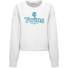 Minnesota Twins Levelwear Women's Judd Cornerstone Cropped Sweatshirt Sale