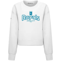 Kansas City Royals Levelwear Women's Judd Cornerstone Cropped Sweatshirt Clearance