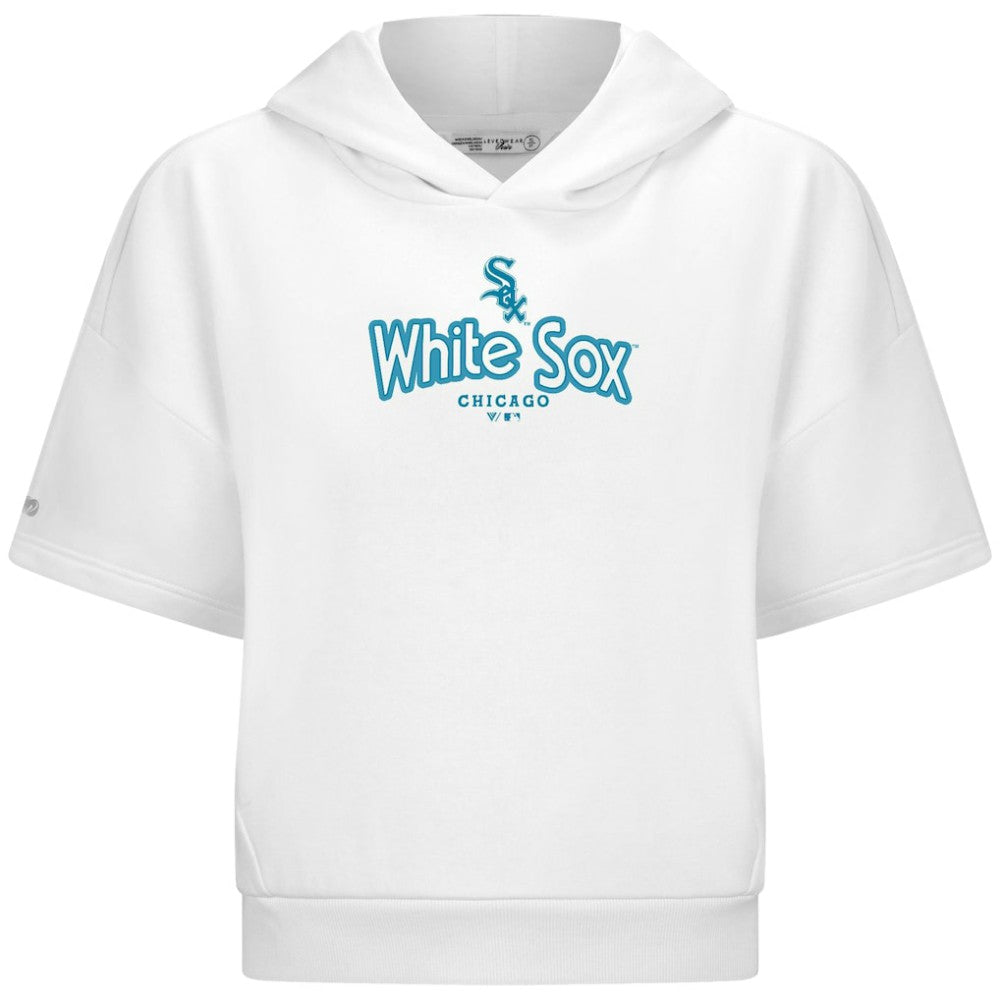 Chicago White Sox Levelwear Women's Amber Short Sleeve Cornerstone Hoodie Sale