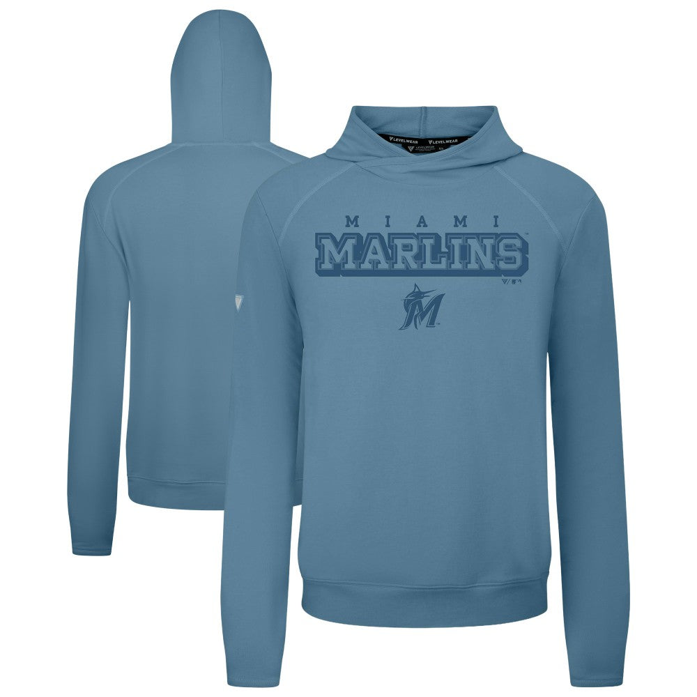 Miami Marlins Levelwear Mandate Tri-Blend Hoodie discount