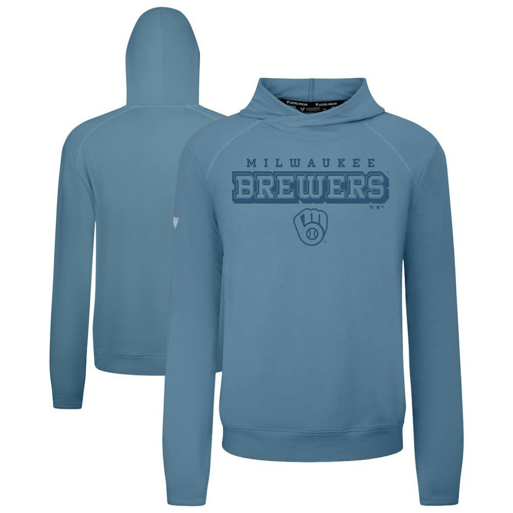 Milwaukee Brewers Levelwear Mandate Tri-Blend Hoodie Near Me