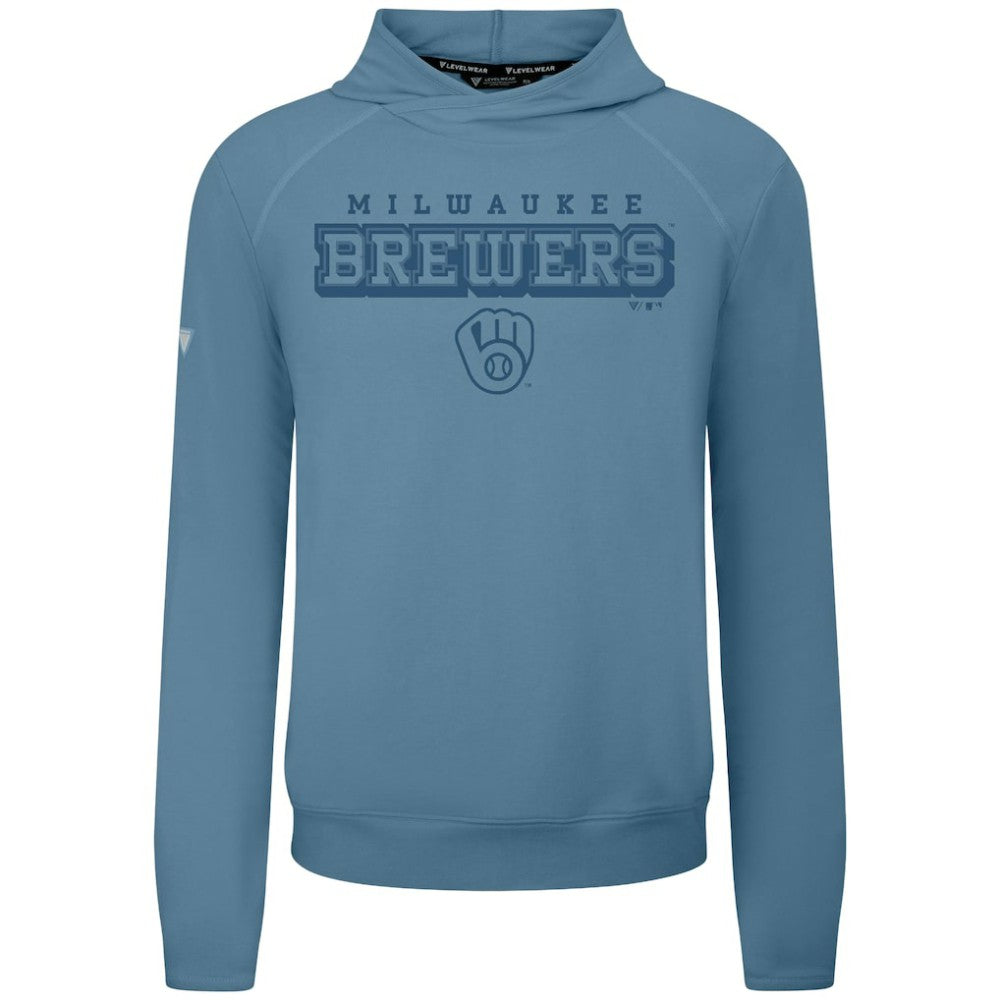 Milwaukee Brewers Levelwear Mandate Tri-Blend Hoodie Near Me