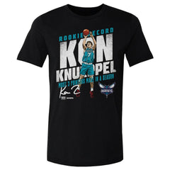 NBA - Kon Knueppel Charlotte Hornets 500 Level Rookie Three-Point Record T-Shirt - Black