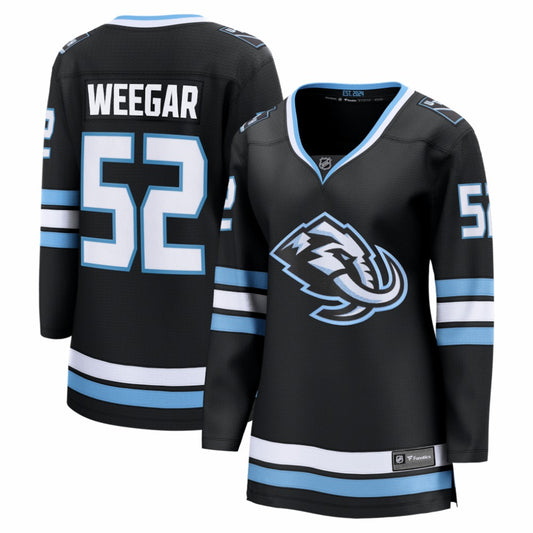MacKenzie Weegar Utah Mammoth Fanatics Women's Home Breakaway Jersey - Black | NHL Jerseys