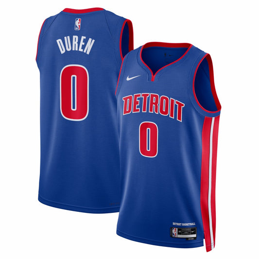 Jalen Duren Detroit Pistons Unisex Swingman Jersey sale - Icon Editi- Blue | NBA Jerseys