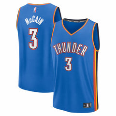 Fanatics - Jared McCain Oklahoma City Thunder Fast Break Replica Jersey - Icon Edition - Blue